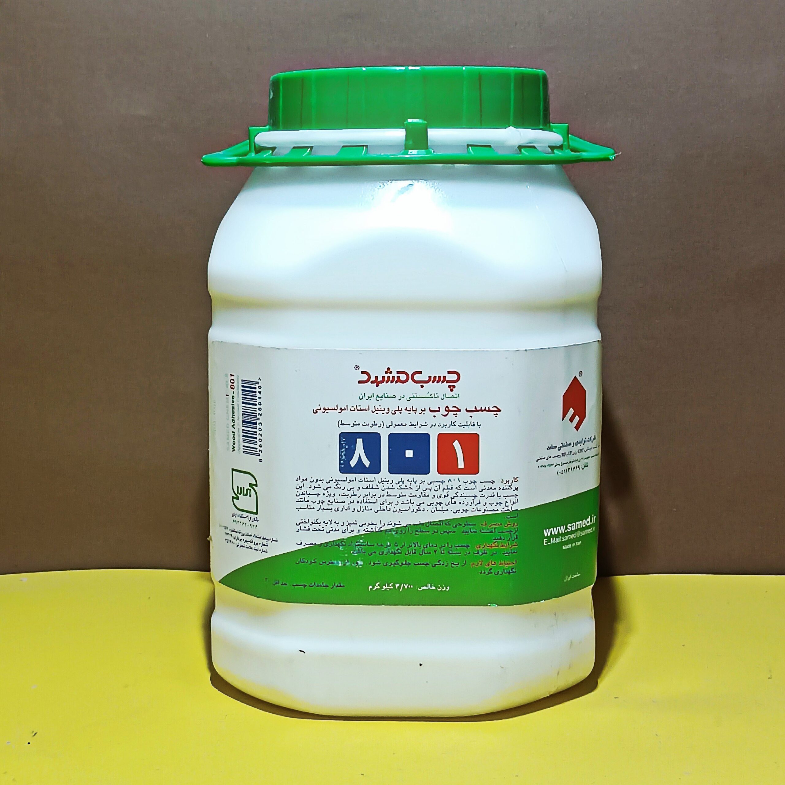 چسب چوب 801 مشهد گالن 4 کیلویی